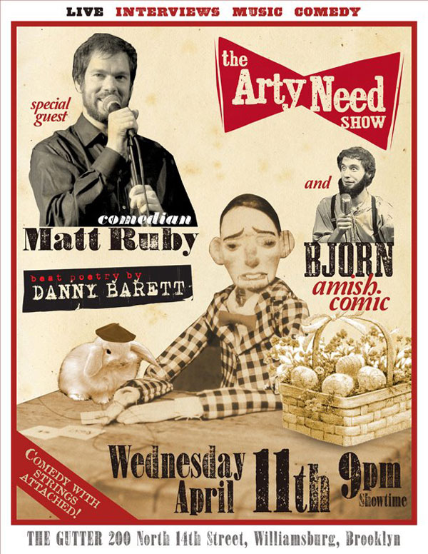 Arty Need Show Live — April 11, 2012