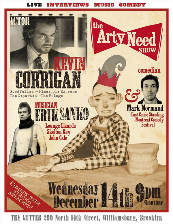 Arty Need Show Live — December 14, 2011